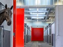 portes isolées 60mm peint batîment des chevaux