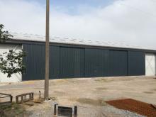 Portes coulissantes non-isolée pour bâtiment de stockage de grain